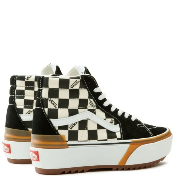 Vans Checkerboard Sk8-Hi Stacked. Brand New. Womens Size: 6 and 8.5. - Picture 6 of 8